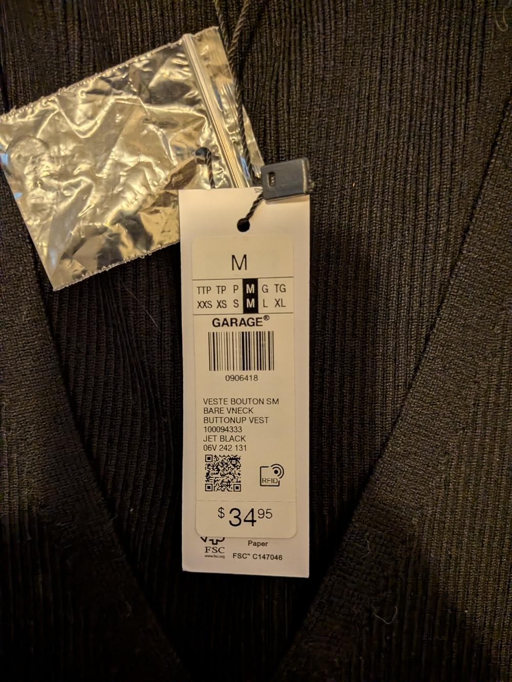 Garage Ribbed Vest Tank - Picture 6 of 6